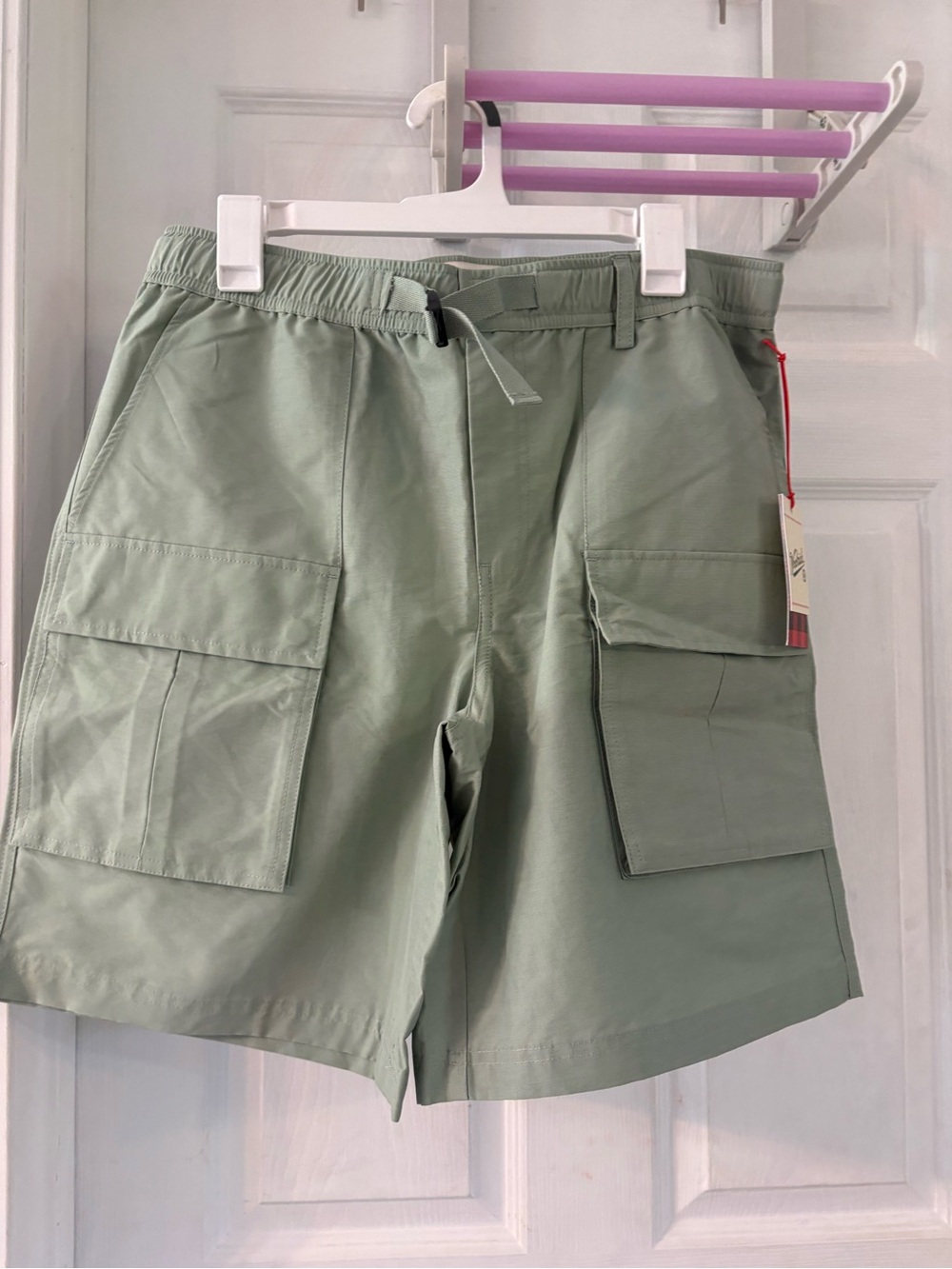 Women’s Cargo Shorts in Sage Green